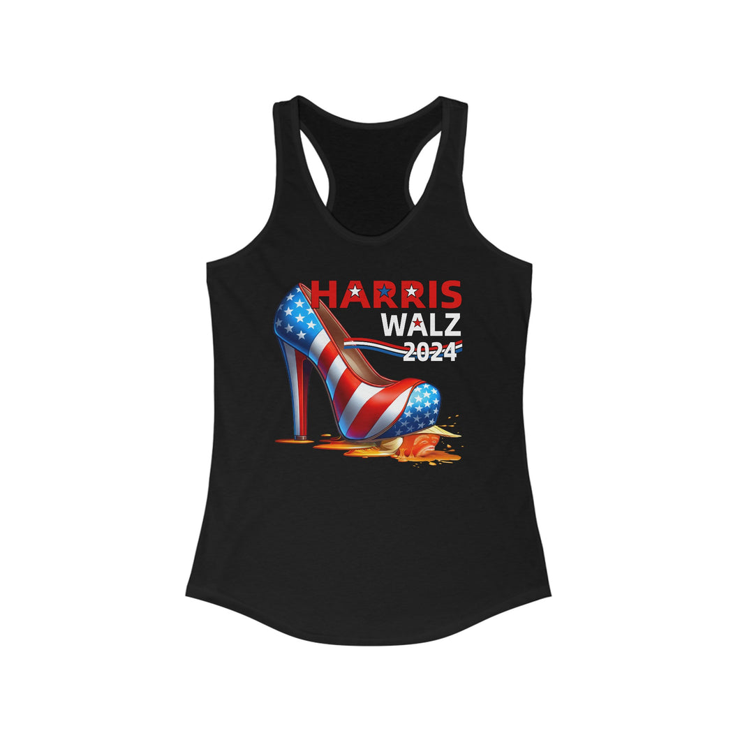 Harris Walz 2024 Women's Ideal Racerback Tank