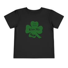 Load image into Gallery viewer, Kiss Me I’m Irish St Patrick’s Day Toddler Short Sleeve Tee
