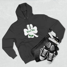 Load image into Gallery viewer, I’m Irish Kiss Me St Patricks Day Three-Panel Fleece Hoodie
