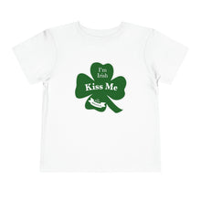 Load image into Gallery viewer, Kiss Me I’m Irish St Patrick’s Day Toddler Short Sleeve Tee
