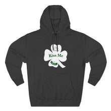 Load image into Gallery viewer, I’m Irish Kiss Me St Patricks Day Three-Panel Fleece Hoodie
