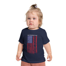 Load image into Gallery viewer, Independence Day July 4 2024 USA Flag Baby Short Sleeve T-Shirt
