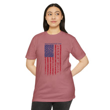 Load image into Gallery viewer, Independence Day USA Flag July 4th 2024 Unisex CVC Jersey T-shirt
