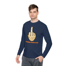 Load image into Gallery viewer, Middle Finger Multiple Sclerosis Unisex Lightweight Long Sleeve Tee
