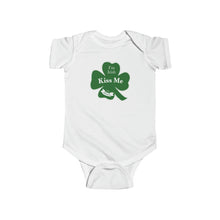 Load image into Gallery viewer, Kiss Me Im Irish Infant Fine Jersey Bodysuit
