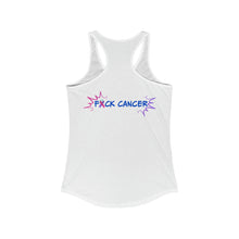 Load image into Gallery viewer, Kick Ass Mode Activated F Cancer Women&#39;s Ideal Racerback Tank
