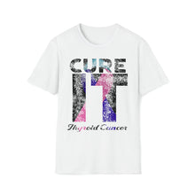 Load image into Gallery viewer, Cure It Thyroid Cancer Unisex Softstyle T-Shirt
