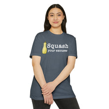 Load image into Gallery viewer, Squash Your Excuses Motivational CVC Jersey T-shirt
