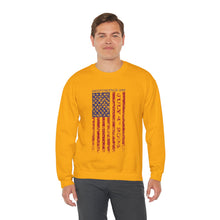 Load image into Gallery viewer, Independence Day USA Flag July 4th 2024 Unisex Heavy Blend™ Crewneck Sweatshirt
