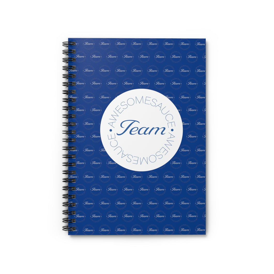 Team Awesomesauce Spiral Notebook - Ruled Line