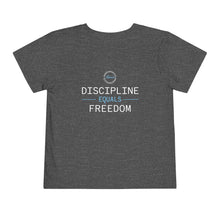 Load image into Gallery viewer, Team Platinum 2023 conference heartbeat discipline equals freedom in training Toddler Short Sleeve Tee
