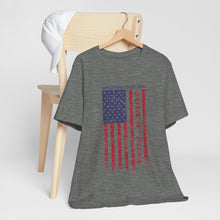 Load image into Gallery viewer, Independence Day July 4th 2024 USA Flag Unisex Jersey Short Sleeve Tee
