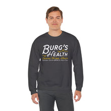 Load image into Gallery viewer, Health &amp; Wellness Crewneck Sweatshirt | Burg&#39;s Health | Fitness Gift, Cozy Unisex Sweatshirt, Wellness Apparel, Motivational Wear
