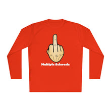 Load image into Gallery viewer, Middle Finger Multiple Sclerosis Unisex Lightweight Long Sleeve Tee
