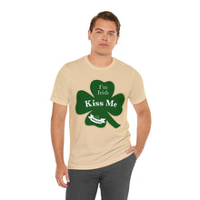 Load image into Gallery viewer, St. Patricks Day 2024 Kiss Me I am Irish Unisex Softstyle T-Shirt
