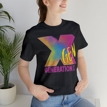 Load image into Gallery viewer, Generation X MTV Style Throwback Unisex Jersey Short Sleeve Tee
