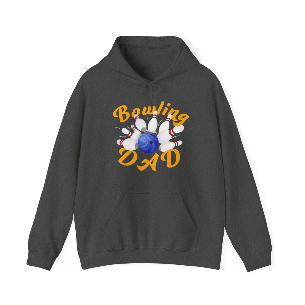 Bowling Dad Fathers Day Unisex Heavy Blend™ Hooded Sweatshirt