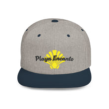 Load image into Gallery viewer, Playa Encanto Flat Bill Snapback Hat - Stylish Summer Cap for Beach Lovers
