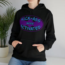 Load image into Gallery viewer, Kick Ass Mode Activated F Cancer Unisex Heavy Blend™ Hooded Sweatshirt
