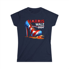 Load image into Gallery viewer, Harris Walz 2024 Women&#39;s Softstyle Tee
