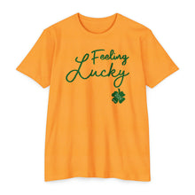 Load image into Gallery viewer, Feeling Lucky St Patricks Day Unisex CVC Jersey T-shirt
