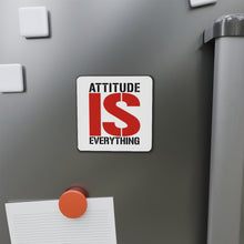 Load image into Gallery viewer, Attitude IS Everything red black Die-Cut Magnets
