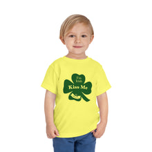 Load image into Gallery viewer, Kiss Me I’m Irish St Patrick’s Day Toddler Short Sleeve Tee
