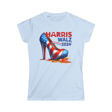 Load image into Gallery viewer, Harris Walz 2024 Women&#39;s Softstyle Tee
