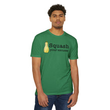 Load image into Gallery viewer, Squash Your Excuses Motivational Unisex CVC Jersey T-shirt
