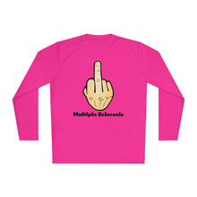 Load image into Gallery viewer, Middle Finger Multiple Sclerosis Unisex Lightweight Long Sleeve Tee
