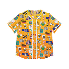 Load image into Gallery viewer, What’s Wild Fun Women&#39;s Baseball Jersey with Colorful Game-Inspired Design
