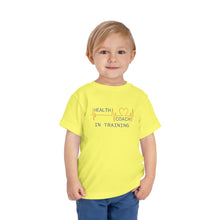 Load image into Gallery viewer, Health Coach in Training heartbeat Toddler Short Sleeve Tee
