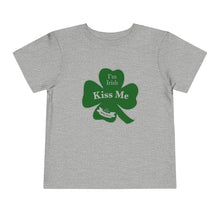 Load image into Gallery viewer, Kiss Me I’m Irish St Patrick’s Day Toddler Short Sleeve Tee
