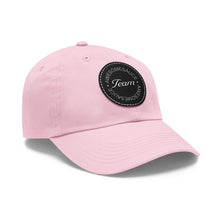 Load image into Gallery viewer, Team Awesomesauce Dad Hat with Leather Patch (Round)
