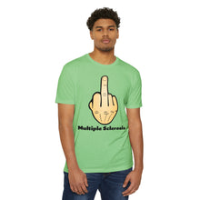 Load image into Gallery viewer, Middle Finger Multiple Sclerosis Unisex CVC Jersey T-shirt
