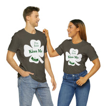 Load image into Gallery viewer, St. Patricks Day 2024 Kiss Me I am Irish Unisex Softstyle T-Shirt
