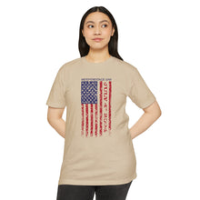 Load image into Gallery viewer, Independence Day USA Flag July 4th 2024 Unisex CVC Jersey T-shirt
