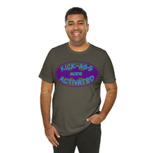 Load image into Gallery viewer, Kick Ass Mode Activated Fu@K Thyroid Cancer Unisex Jersey Short Sleeve Tee
