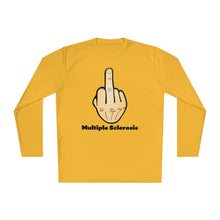 Load image into Gallery viewer, Middle Finger Multiple Sclerosis Unisex Lightweight Long Sleeve Tee
