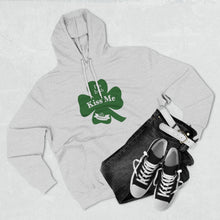 Load image into Gallery viewer, I’m Irish Kiss Me St Patricks Day Three-Panel Fleece Hoodie
