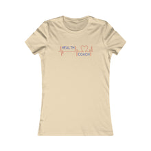 Load image into Gallery viewer, Health Coach heartbeat discipline equals freedom Women&#39;s Favorite Tee
