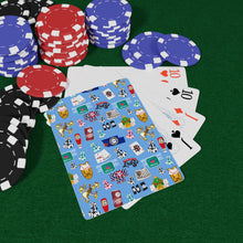 Load image into Gallery viewer, What’s Wild Blue Fun Poker Playing Cards - Perfect for Game Nights and Parties!
