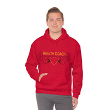 Load image into Gallery viewer, Health Coach Muscle Heart Barbell discipline equals freedom Unisex Heavy Blend™ Hooded Sweatshirt
