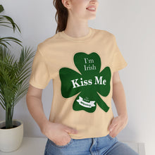 Load image into Gallery viewer, St. Patricks Day 2024 Kiss Me I am Irish Unisex Softstyle T-Shirt
