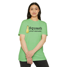 Load image into Gallery viewer, Squash Your Excuses Motivational Unisex CVC Jersey T-shirt
