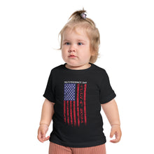 Load image into Gallery viewer, Independence Day July 4 2024 USA Flag Baby Short Sleeve T-Shirt
