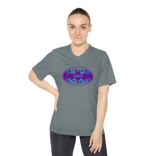 Load image into Gallery viewer, Kick Ass Mode Activated F Cancer Women&#39;s Performance V-Neck T-Shirt
