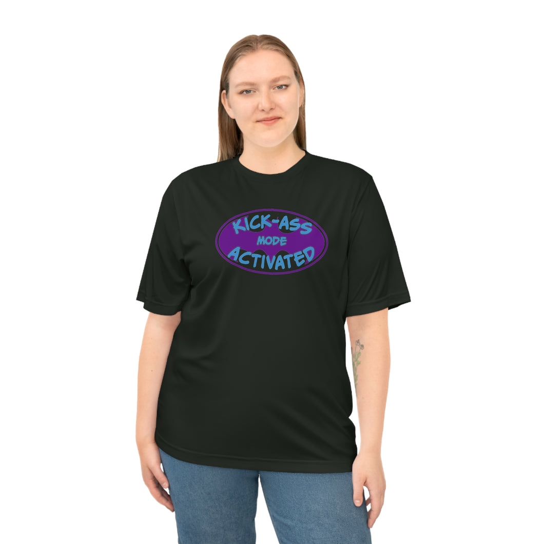 Kick Ass Mode Activated F Cancer Unisex Zone Performance T-shirt