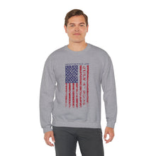 Load image into Gallery viewer, Independence Day USA Flag July 4th 2024 Unisex Heavy Blend™ Crewneck Sweatshirt
