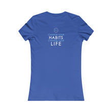 Load image into Gallery viewer, Team Platinum 2023 conference change your habits change your life Women&#39;s Favorite Tee
